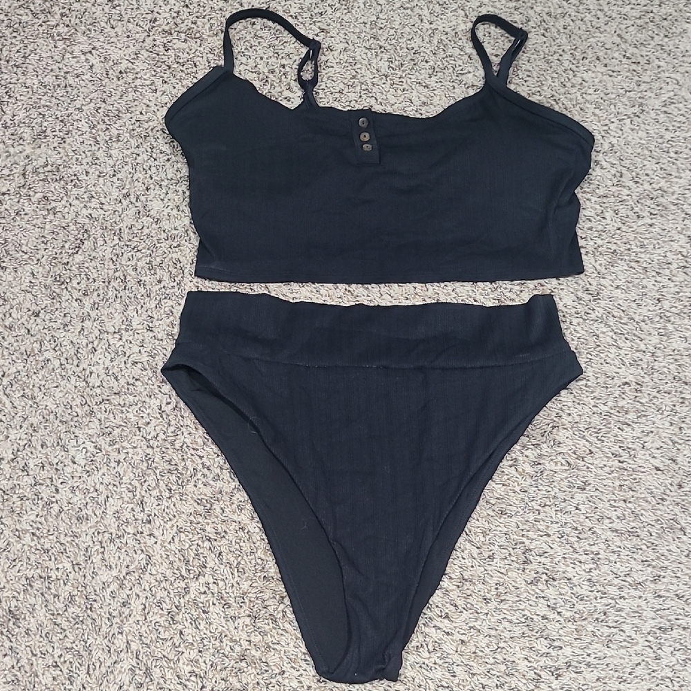 Aerie Bikini Ribbed Swimsuit